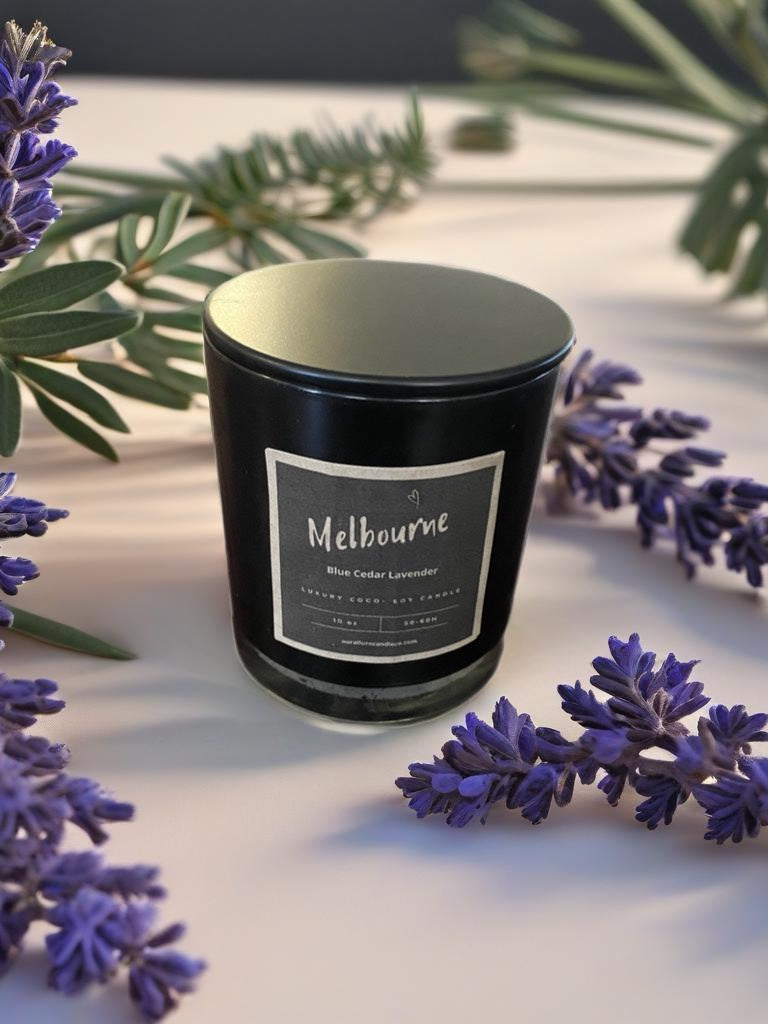 MELBOURNE: 10 oz Blue Cedar Lavender